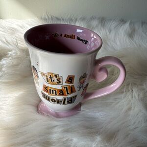 Pink 'It's a Small World' Mug